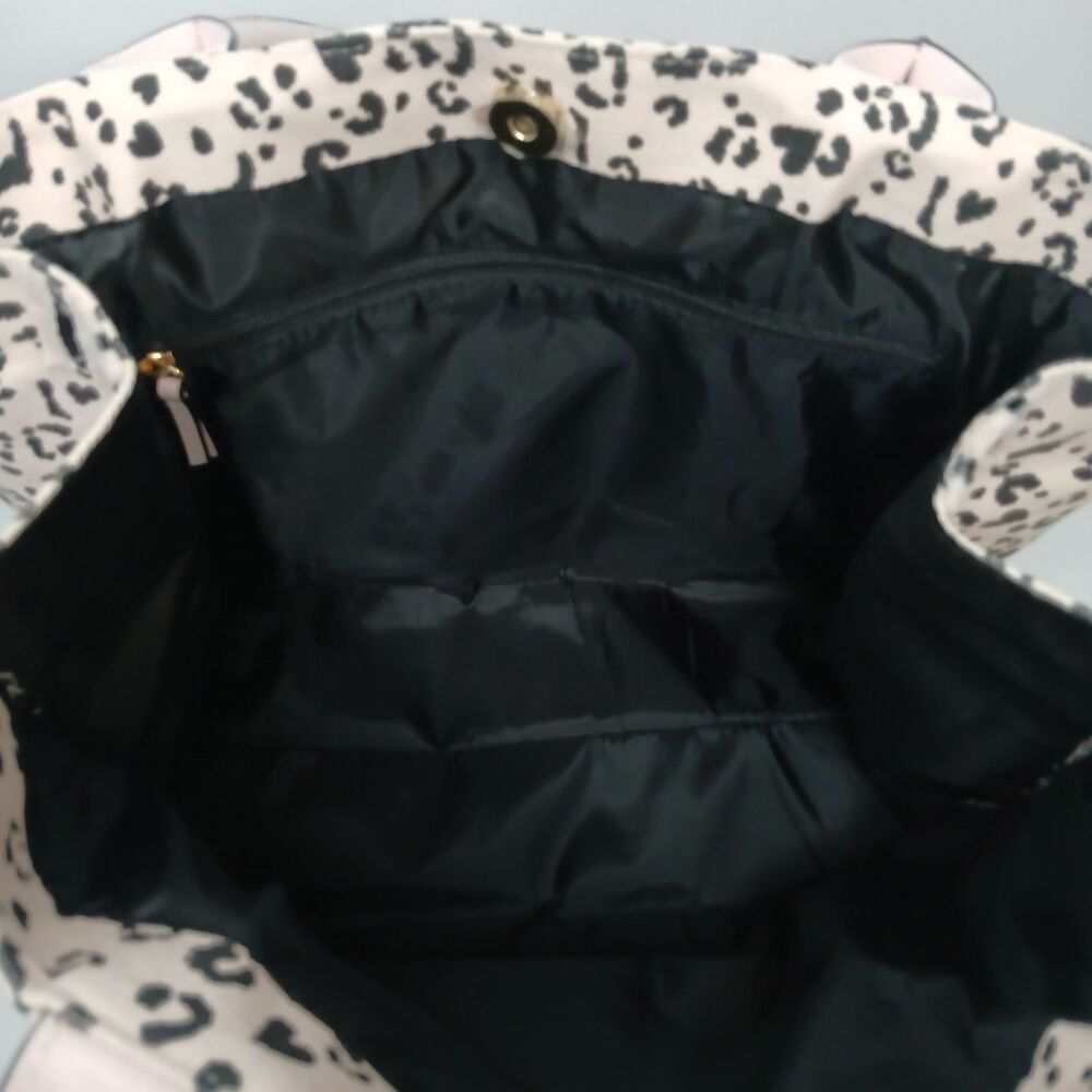 Victoria's Secret Y2K Leopard Print Logo Tote Bag - Picture 7 of 14
